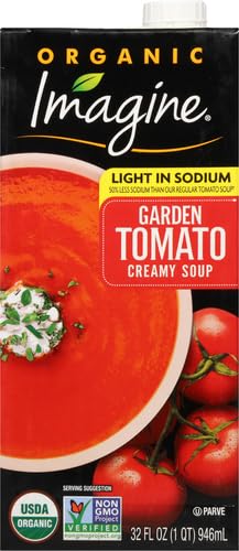 Image of Imagine Light in Sodium Organic Creamy Garden Tomato Soup 32 oz (Pack of 5)