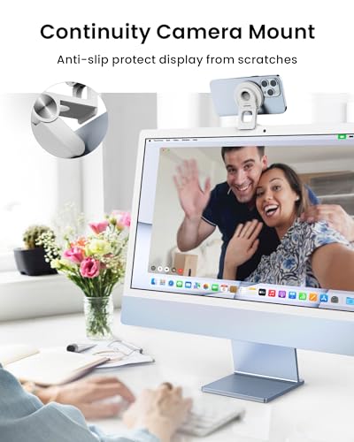 SODI Continuity Camera Mount for iPhone 17/16 15/14/13/12 Series, MacBook, iMac, Studio Displays - Image 3