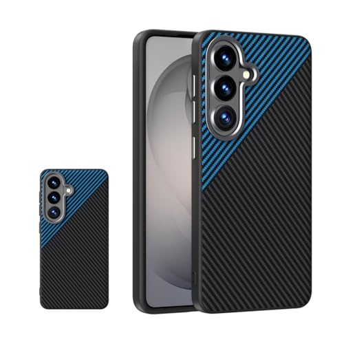 Coque Samsung S26 Plus effet fibre de carbone texturé haute finition