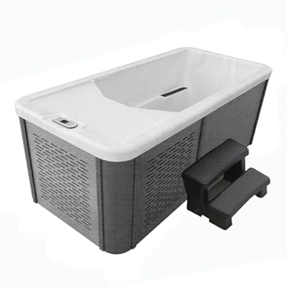 CANADIAN SPA CO. Chill Therapy Spa, Outdoor Spa Winterfest, 1 Person, Spa für Kältetherapie, Temperatur bis zu 5 Grad, kein EIS erforderlich, inkl Stufen