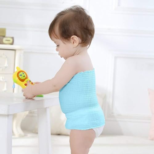 Image of 12PC Belly Button Band Cotton Gtube Covers Belly Protector Wraps Bellies Umbilical Hernias Truss Belt for Baby Toddler Boys Girls