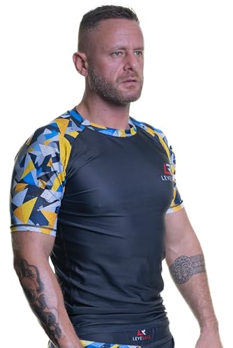 Rashguard Jiu-Jitsu No-Gi Grappling MMA Surf Beach Rash Guard Leverage Vêtements