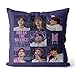 LXYA Mercancía BTS Clásico BTS Cojín Cuadrado K-Pop Bangtan Boys Jimin V Suga Jungkook Personaje de Doble Cara Pendos de Lanzamiento de impresión for sofá Sofá Cama Favor de Navidad Regalos de BTS