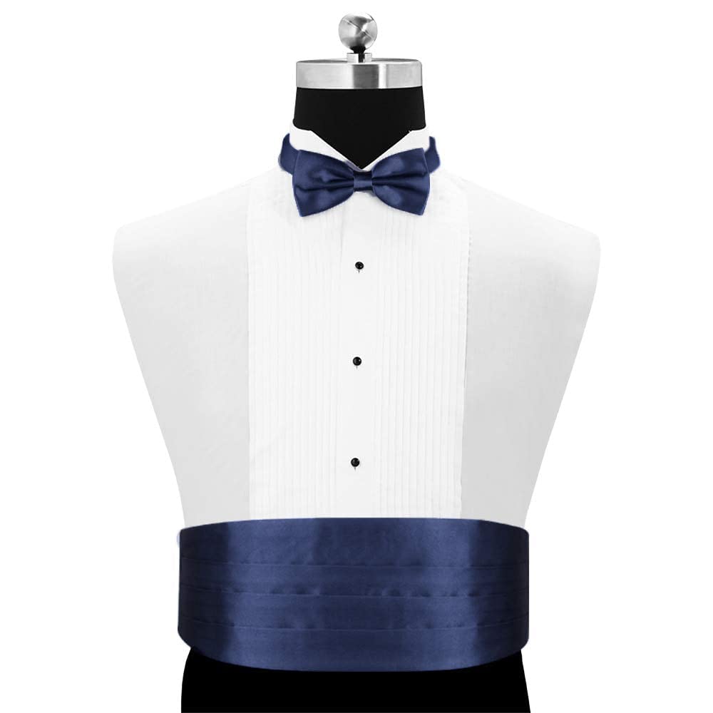 Peluche Blue Affair Cummerband & Bowtie Set for Men 2