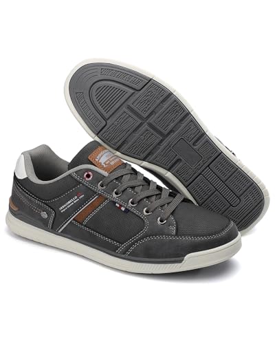 ARRIGO BELLO Mens Casual Shoes Fashion Sneakers Breathable Comfort Classic Lace-Up Low Top Walking Shoes2