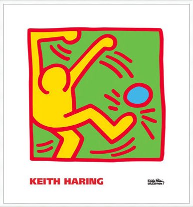 額装品/Untitled September 26 1984（キース ヘリング） 限定額装品