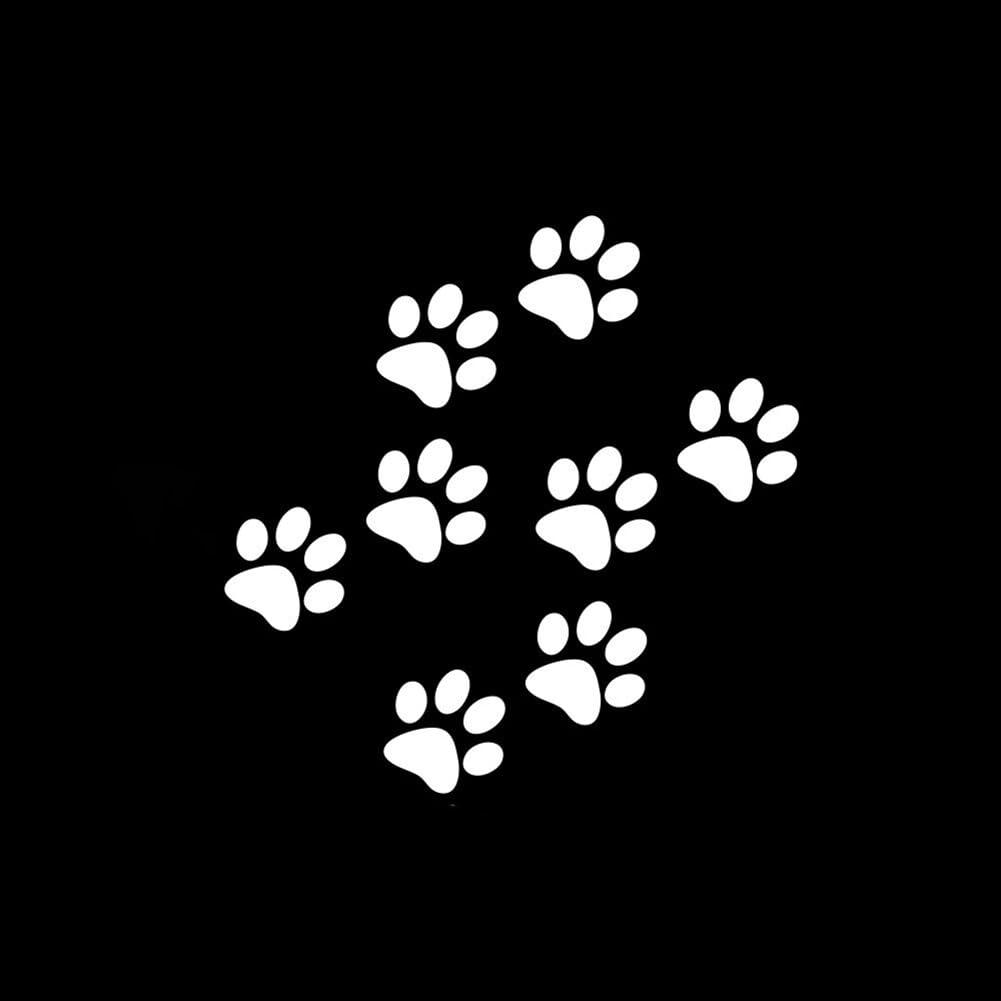 Autocollants de Patte de Chien pour Voiture, Autocollant de Dessin Animé pour Voiture, Moto, Vélo, Réfrigérateur, Guitares, Ordinateurs Portables