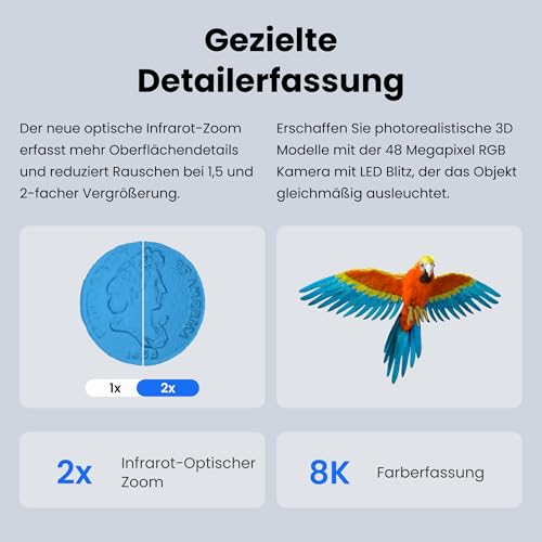 Revopoint Miraco Plus – Standalone Photogrammetrie‑Scanner