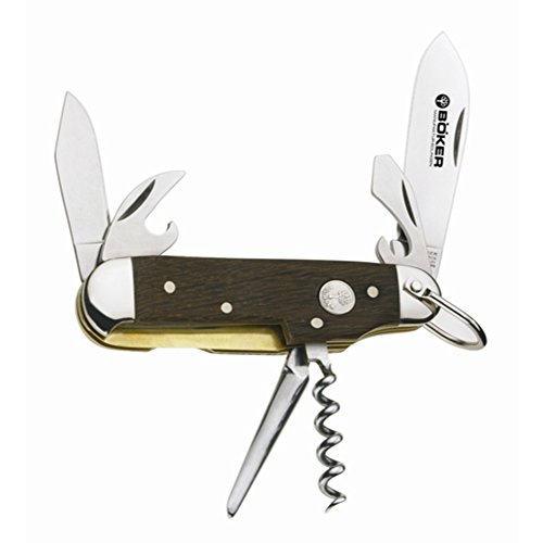 Boker 110183 Camp Knife Smoked Oak with 2 1/2 in. 4034 Stainless Steel Blade