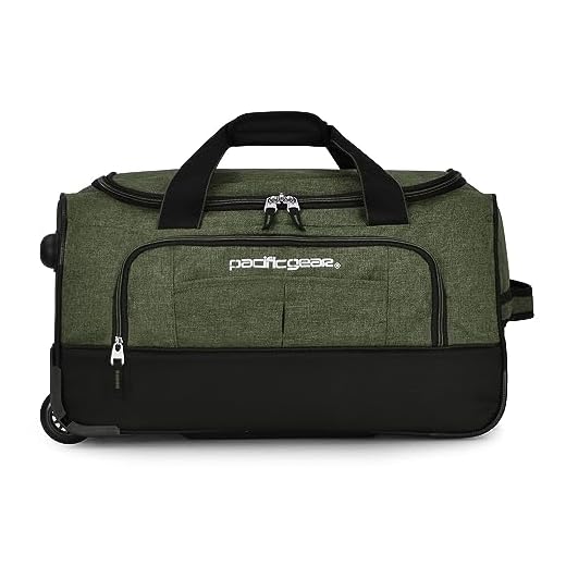 Best luggage set for a missionary Durable Rolling Duffel Bag with Telescoping Handle