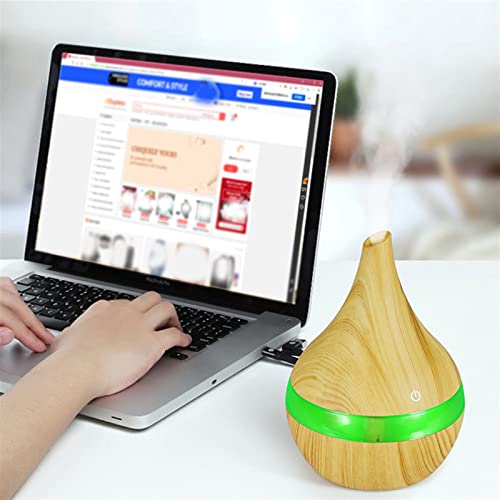 Humidificador 300ML USB Eléctrico Aromaterapia Mini LED miniatura 6