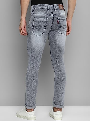 Image of Allen Cooper Slimmy Comfortable Mid Rise Denim Jeans for Men