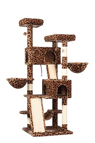 Árbol para gatos WEEWAY torre multi-niveles 65 pulgadas miniatura 4