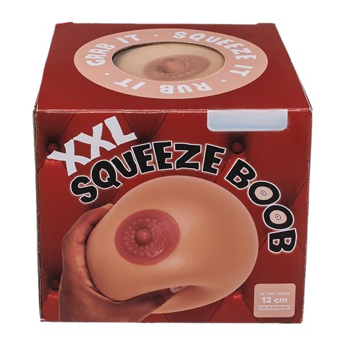 Seaside No.64 – Witzige Anti-Stressbälle für Männer & Frauen – Spaßige Squeeze Bälle gegen Stress & Langeweile Geburtstag/JGA oder lustiger Gag im Büro (XXL-Brust, 900g)