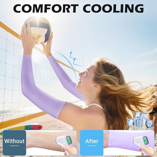 Arm Sleeves for Men Women: UV Sun Protection Sleeves to Cover Arms Cooling Compression Arm Sleeve Sports4