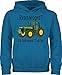 Produktbild Kinder Traktor Bagger und Co. - Rennwagen Traktor! - 140 (9/11 Jahre) - Himmelblau - Pullover Traktor - JH001K JH001J Just Hoods Kids Hoodie - Hoodie Kinder Pullover für Mädchen und Jungen