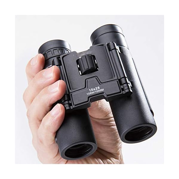 HZYDD Teleskop Hd 10X25 Camping Scopes Fernglas mit Tasche Teleskop wasserdichte Faltteleskope Bak4 Prismenoptik… – Bild 4