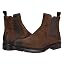 Brown Waxed Suede