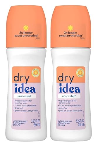 Desodorante antitranspirante Dry Idea roll on 3.25 oz, paquete x2 miniatura 1