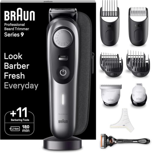 Braun Barttrimmer - BT9440, Chrom