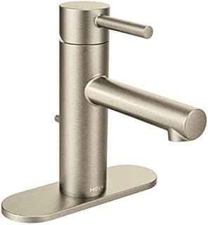 Moen 6190 Single Handle Single Hole Bathroom Faucet with from the Align Collecti, Brushed Nickel