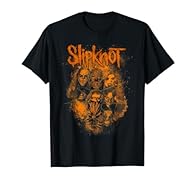 Slipknot band merchandise design. Official Licensed Bravado Slipknot We Are Not Your Kind Orange Official Heavy Metal Rock Band Slipknot Music Fashion Lightweight, Classic fit, Double-needle sleeve and bottom hem