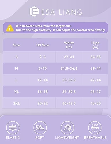Esa Liang Shapewear For Women Tummy Control, Mid-Waist Body Shaper, Girdle Shorts And Spanks #TOP6