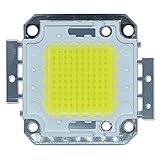 Ángulo de haz de 120° Chip LED de 100 W de alta potencia para foco/lámpara. Blanco frío.