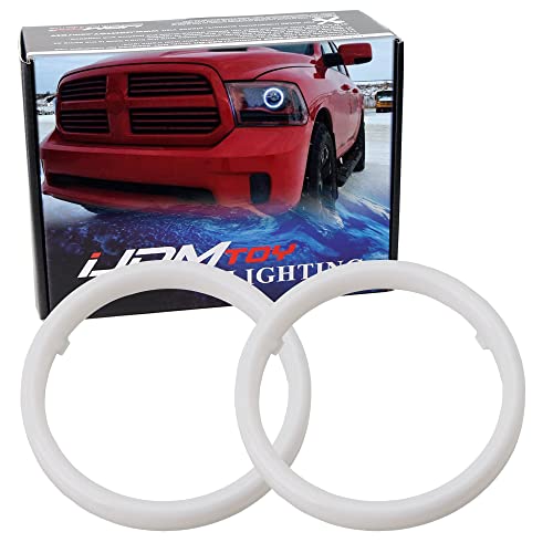 Kit LED Angel Eyes Halo iJDMTOY 6000K para Dodge RAM 2013-2018