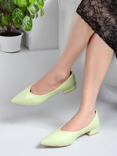 Image of Carlton London Women Comfortable Slipon Pump Shoes with Block Heels, Pointed Toe for Casual and Formal wear