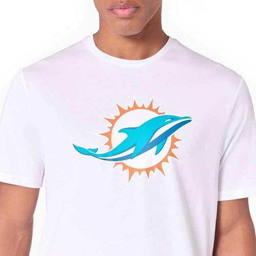 New Era Miami Dolphins NFL Team Logo White T-Shirt