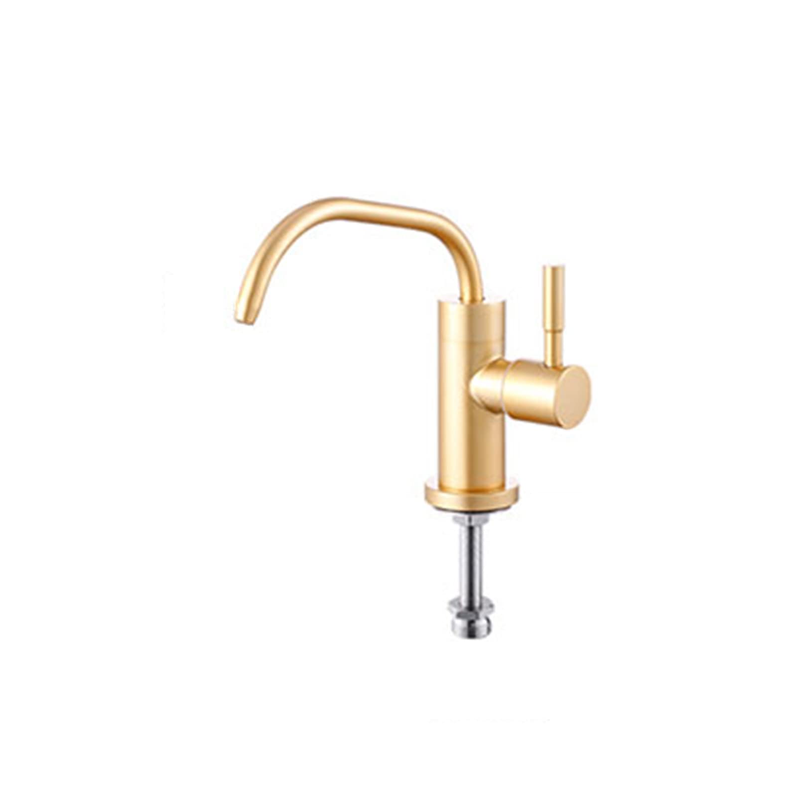 HTTGDGDH Water Filter Tap For Kitchen Reverse Osmosis Water Tap With 360 Rotation Cold Water Tap Kitchen Sink Taps,Gold A,Gold-A