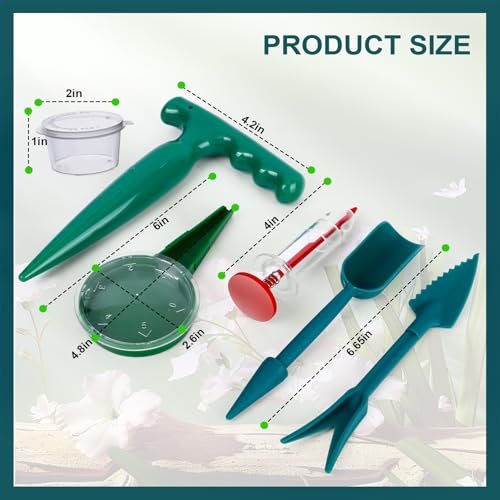 Set de 12 herramientas para sembrar semillas manuales miniatura 2