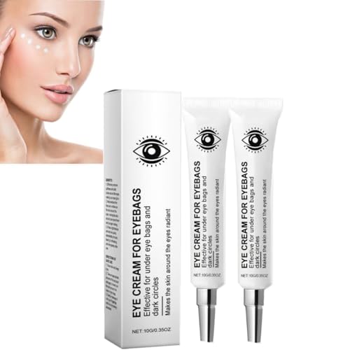 Crema contorno de ojos Eyephalt, crema contorno de ojos reafirmante suavizante, crema contorno de ojos niacinamida para ojeras y bolsas, suero hidratante contorno de ojos antiedad (2pcs)