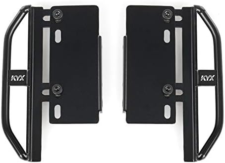 KYX Racing Metal Side Step Running Boards Foot-Plate Upgrades Parts Accessories for 1/24 RC Crawler Car Axial SCX24 Deadbolt JLU C10