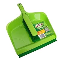 Sabco Big Strong Dustpan Set, Large, Green (2 Pieces)