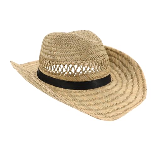Chapeau de paille homme protection UV contre la chaleur en camping