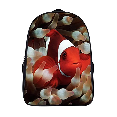 Sac à dos d'école poisson 3D idéal pour les sorties de week-end en famille