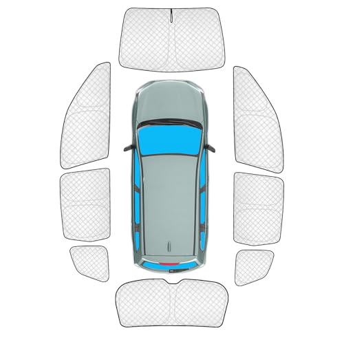 Image of KMF Thicken Sun Shades for Subaru Forester 2019-2024 Accessories, Full Car Window Covers Sunshade for Windshield Side Rear, UV Block Visor Protecting Privacy Blackout for Car Camping 8pcs