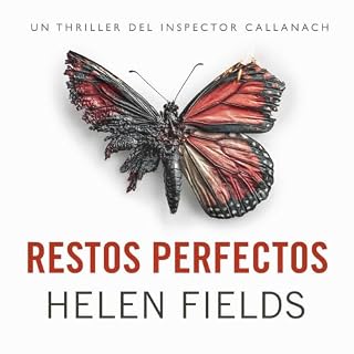 Diseño de la portada del título Restos perfectos