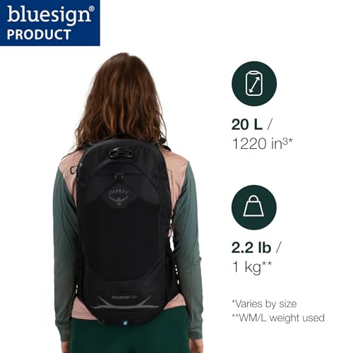 Mochila Deportiva Osprey Escapist 20L Negra miniatura 2