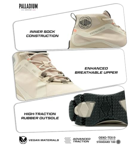 Palladium Mens Thunder Mid Urban Casual Beige WARM SAND - Image 4