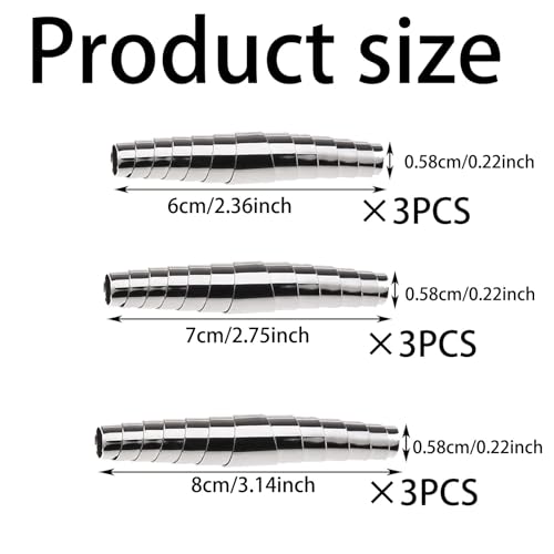 JCKD 9 pièces Ressorts hélicoïdaux de rechange pour sécateurs de jardin, accessoires pour sécateurs, remplacement de sécateurs d'élagage, amélioration des performances d'élagage (6cm/7cm/8cm) – vue 2