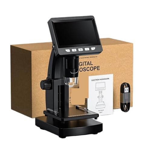 Microscope numérique 4,3 pouces USB avec grossissement 50X-1000X et caméra 2MP