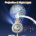 Crib Mobile with Music and Lights, Mobiles for Cribs, Baby Nursery Space Portable Infant Arm Hanger for Girls Boys Babies Bassinets Pack and Play Clip On Attachment, Toys Musical Hanging