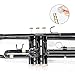 LeSage Student Trumpets Standard Bb Brass Trumpet for Beginner Black Trumpet b Flat with 7c Mouthpiece