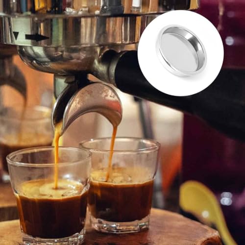 Set of 2 Stainless Steel 58mm Blanking Discs for Gaggia Classic Espresso Machines - Backflush Insert Filter Baskets - Image 6