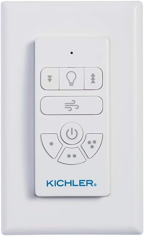 AC Standard Limited Function Handheld Remote Control, Modern, Slim Design, 3 Speed Settings, Breeze Mode, 370125