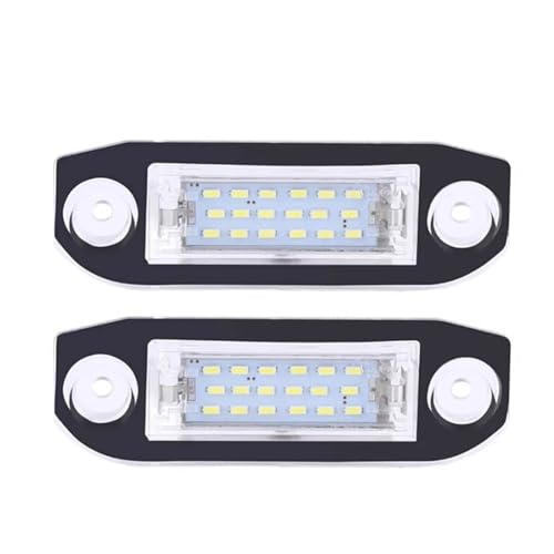 Lámpara blanca de matrícula LED para Volvo V50 V70 C70 de alta luminosidad anti-error