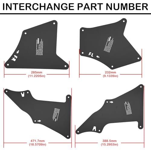 Image of Durable Fender Liners & Splash Guards for Toyota 4Runner (2003-2009), FJ Cruiser, GX460 & Land Cruiser Accessories(2nd 4runer)